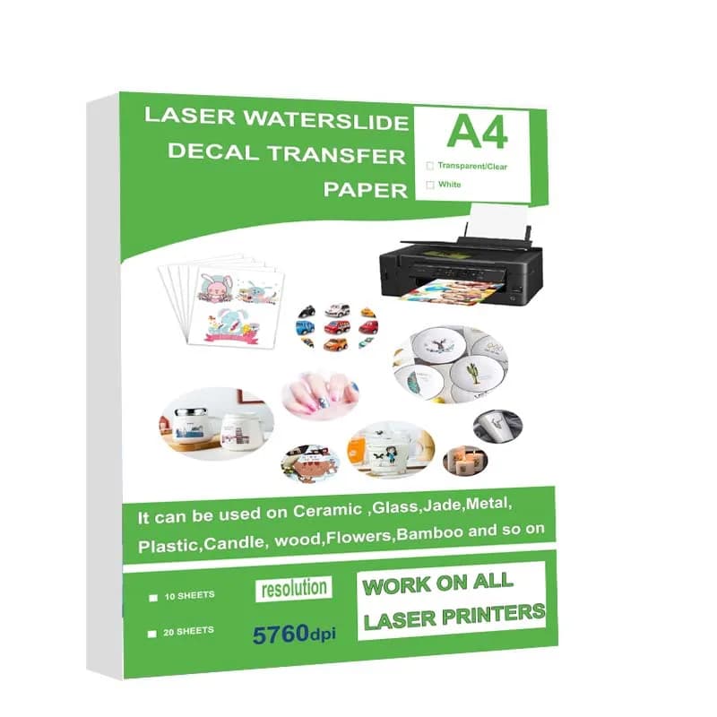 Waterslide Decal Transfer Paper A4