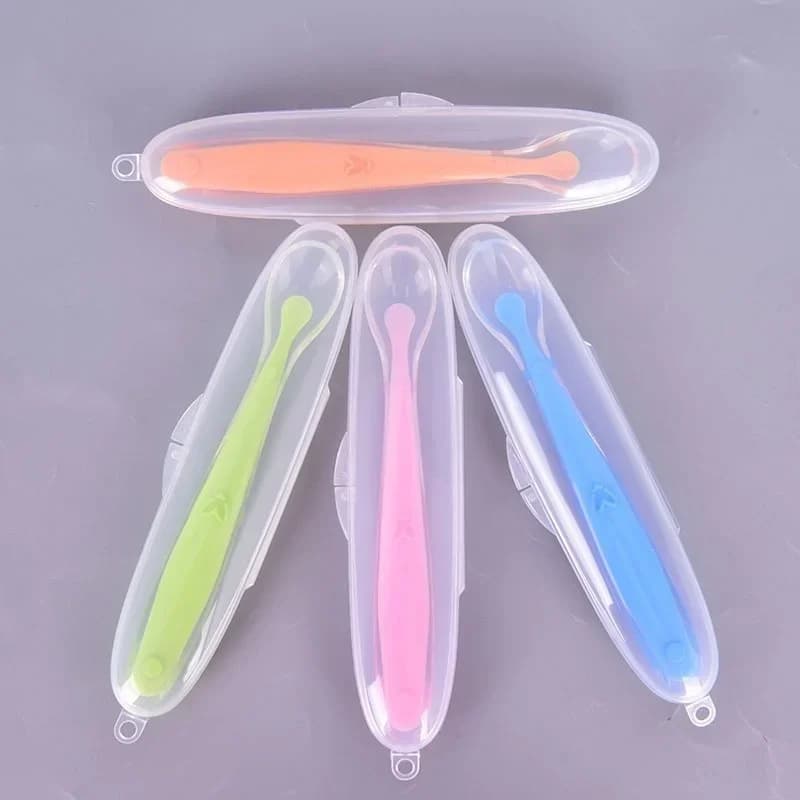 Baby Training Spoon with Storage Box