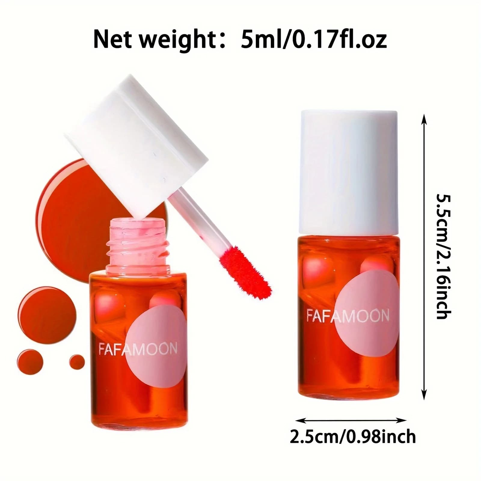 4 Color Fruity Lip Tint Water Gloss