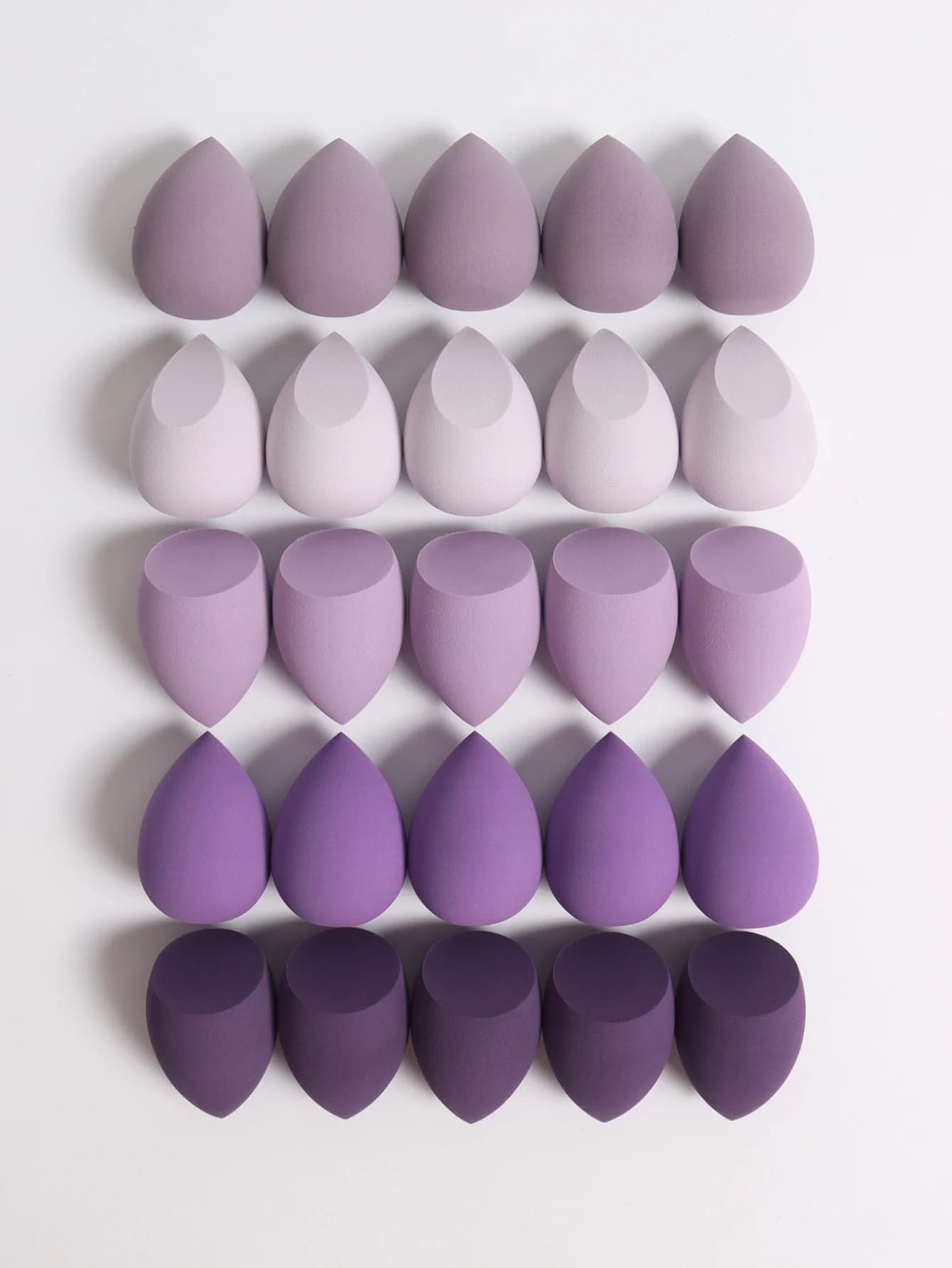 25 Beauty Eggs (Makeup Sponges), Foundation Makeup Mixed Beauty Sponges, Flawless Application for Liquid, Cream and Powder, Multi-Color Makeup