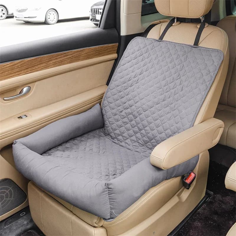 Quilted Pet Car Seat Cushion