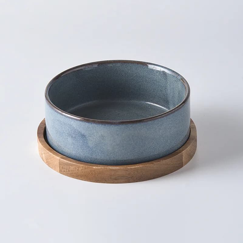 Ceramic Cat Food and Water Bowl