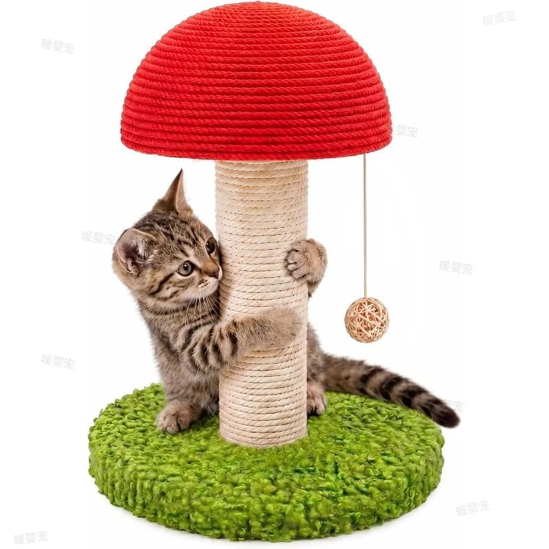 Cat Scratch Board Mushroom Tall Scratching Post