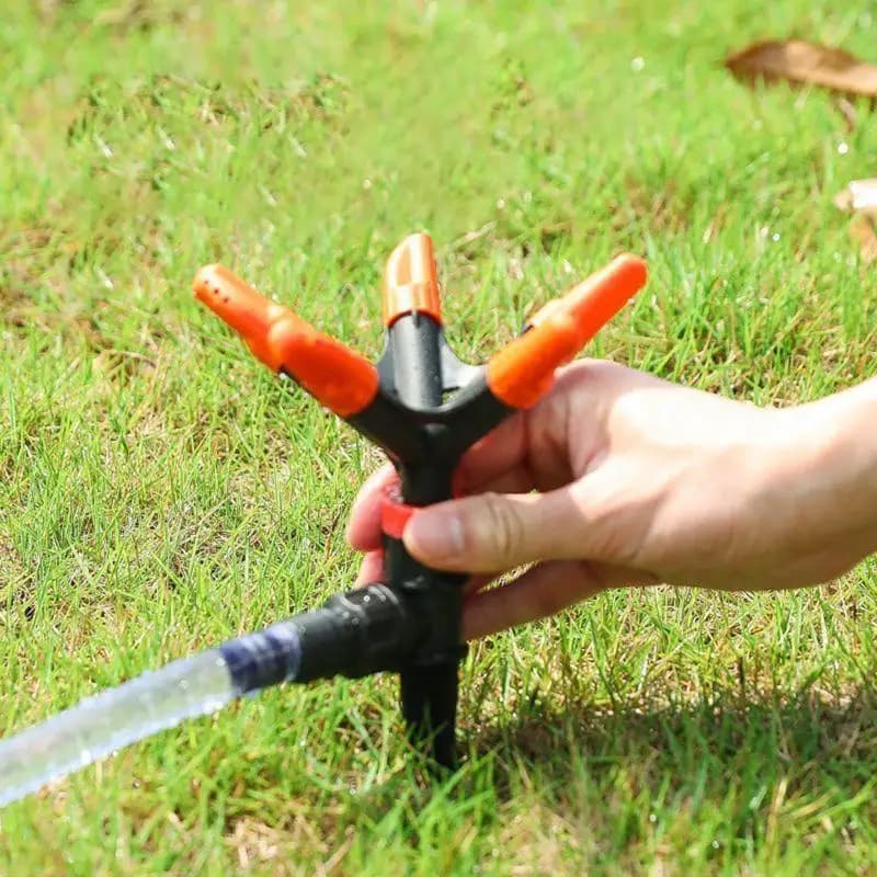 Garden 360 Degrees Rotary Water Sprinkler Automatic Lawn Irrigation for Plants Vegetable Field Easy Use