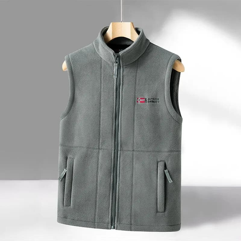 Men's Fleece Vest Sleeveless