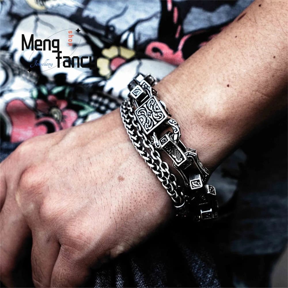 Men's Handcrafted Jade Bracelet