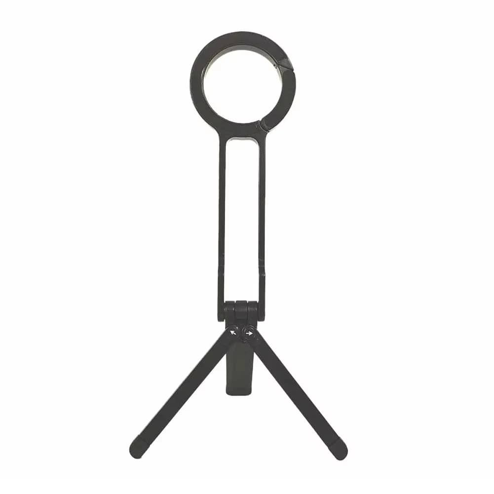 Foldable Phone Tripod Carabiner-Mounted For iPhone 17 16 15 Portable Dual-sided Magnetic Tripod Desk Mount Phone Handle Holder