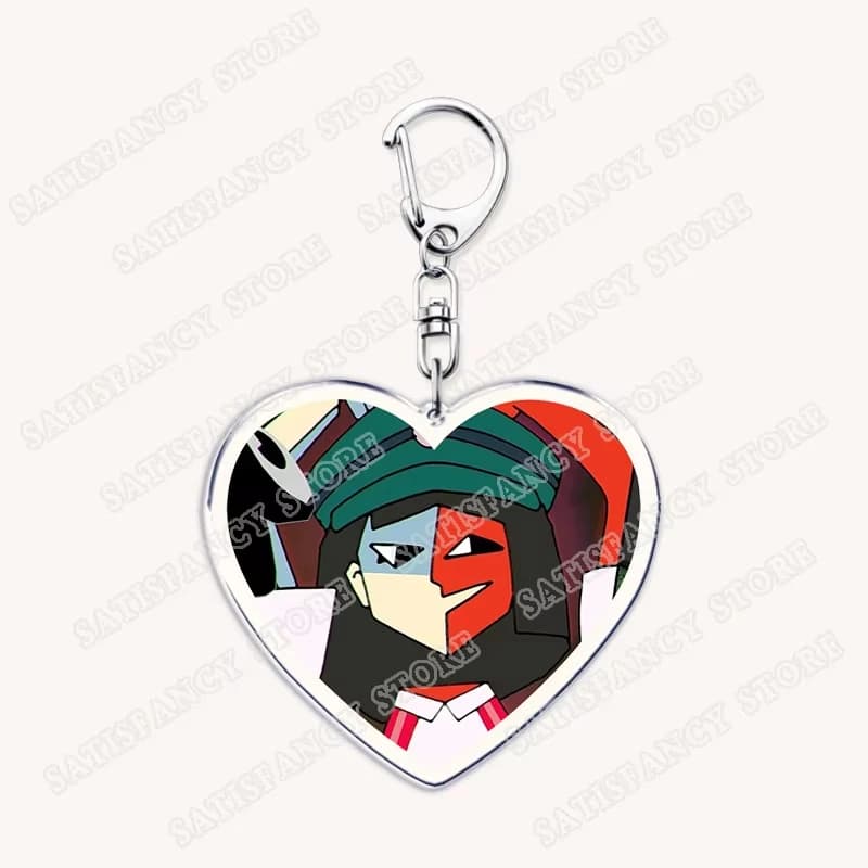 Hot Game Love Keychains for Accessories Bag Ena Dream BBQ Coral Glasses Taski Maiden Keyrings Jewelry Gamer Fans Gaming Gifts