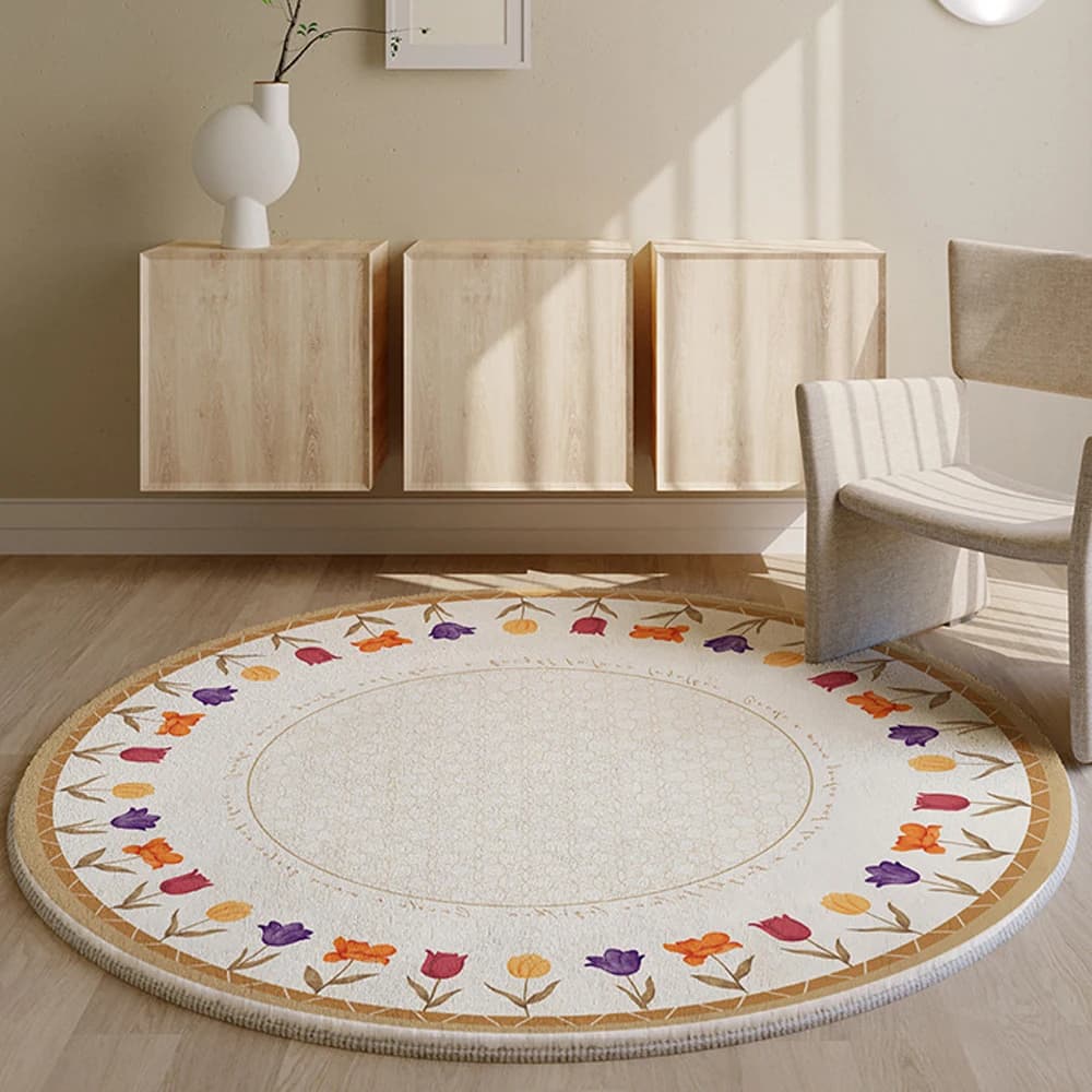 Round Rugs Living Room Rug For Bedroom
