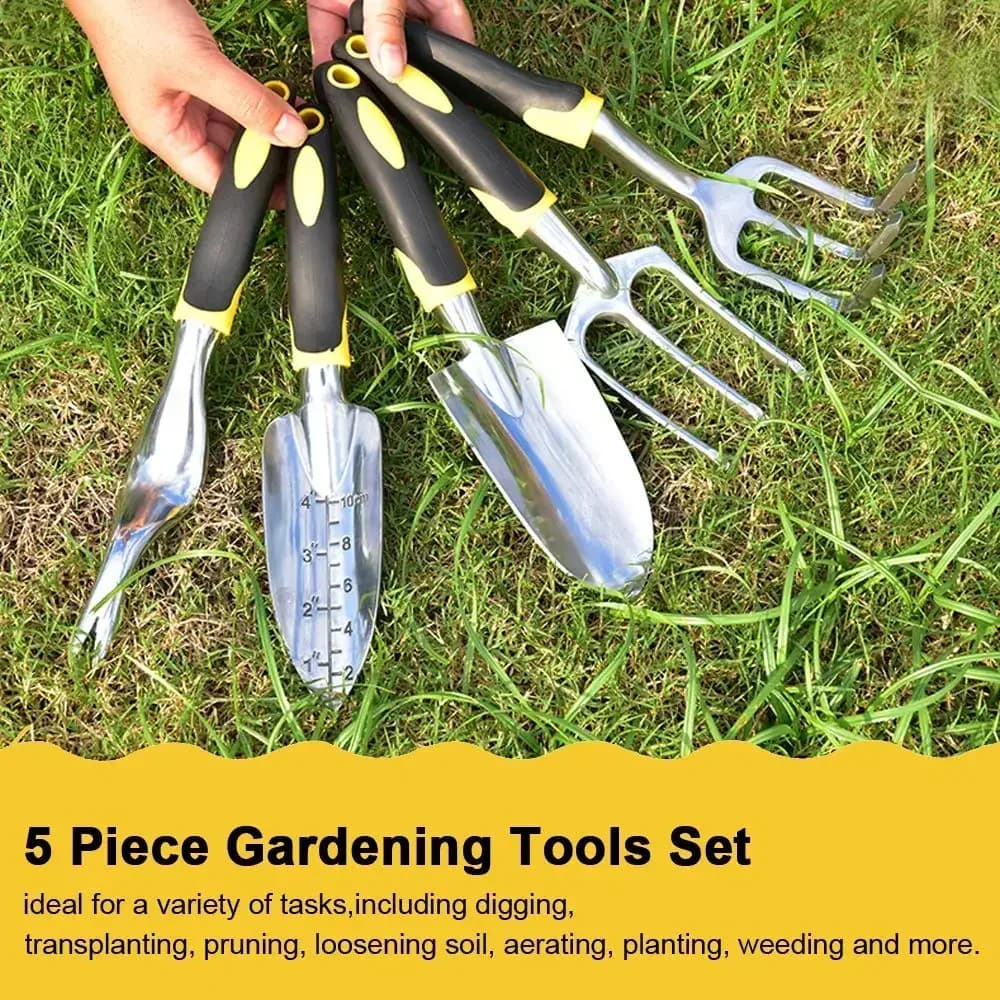 Stainless Steel Garden Tool Set With Gloves
