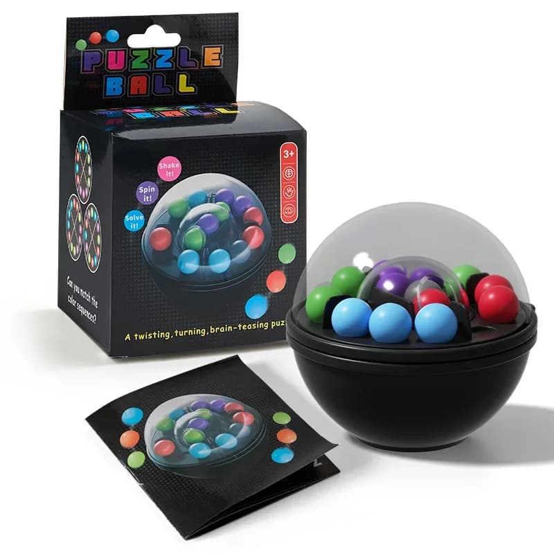 Rotating Magic Bead Puzzle Ball