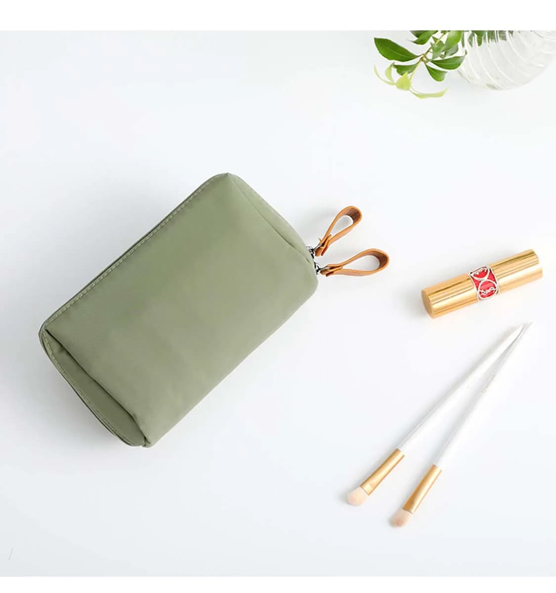 Toiletry Makeup Bag Simple Solid Color Cosmetic Bag for Women Pouch Toiletry Bag Waterproof Make Up Purses Case Hot Drop-shippin