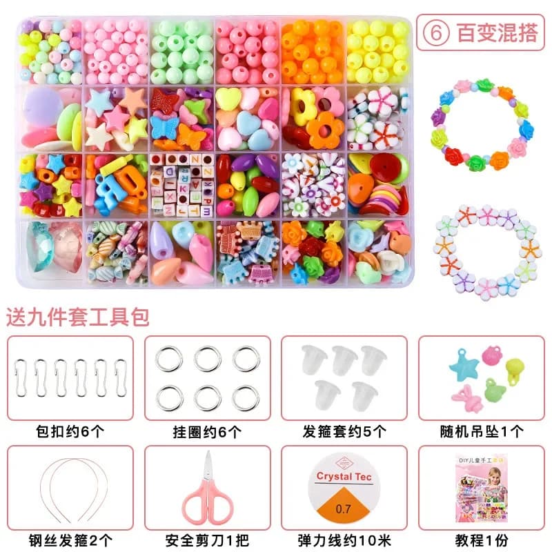 Polymer Clay Jewelry Making Kit with Beads