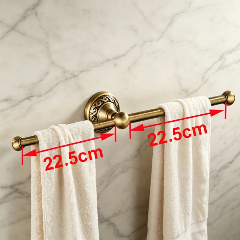 . Antique Brass Aluminium Bathroom Accessories Set,Robe hook,Paper Holder,Towel Bar,Soap Basket,Bathroom Fitting