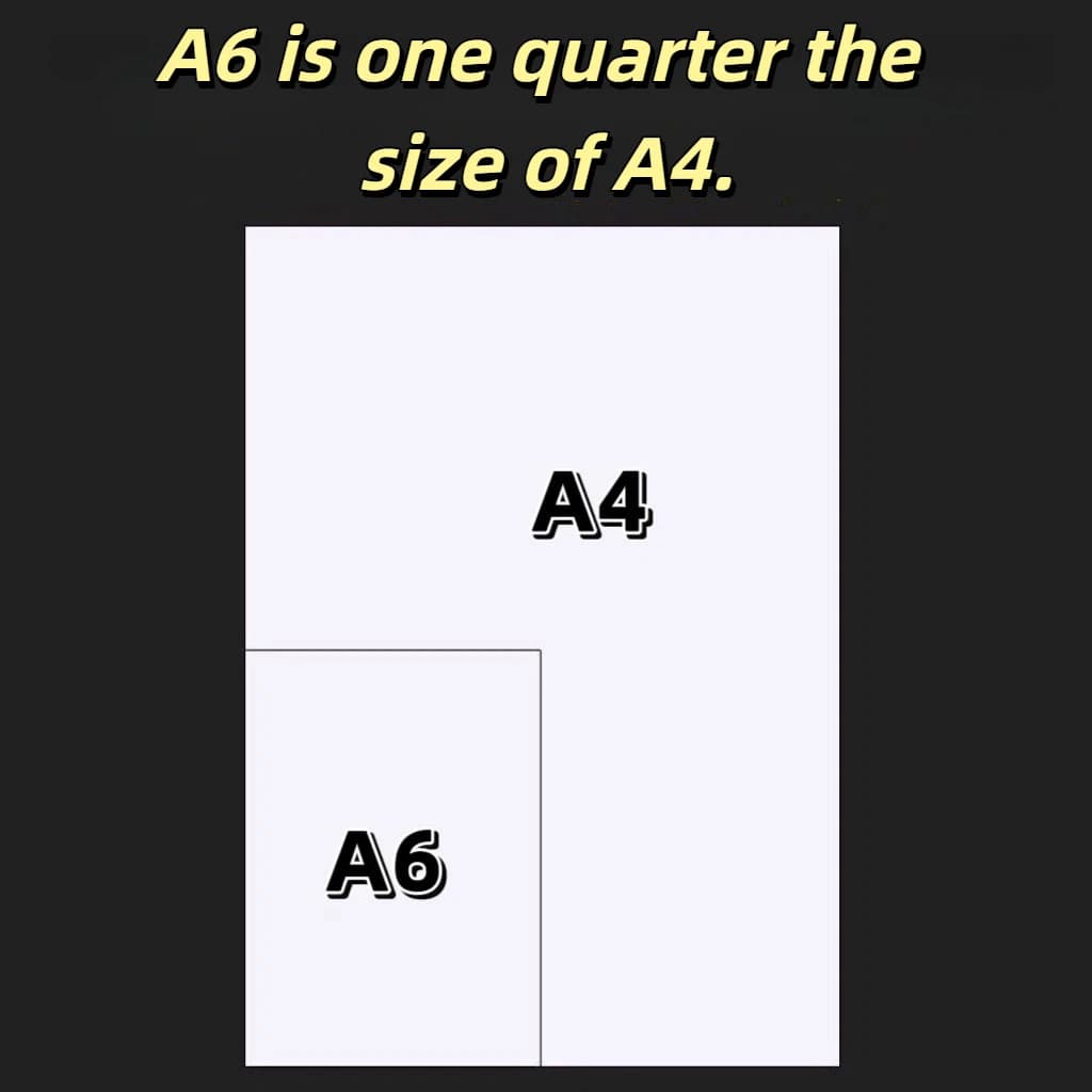 A6 Copy Paper Small Size 500 Sheet Pack