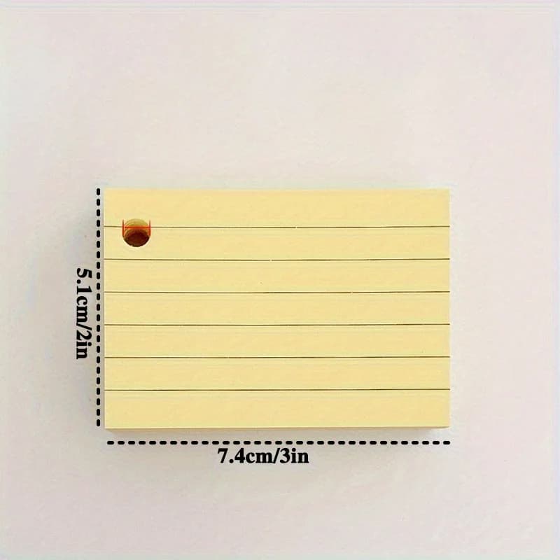 Lined Colored Index Cards, 500-Sheet Pack