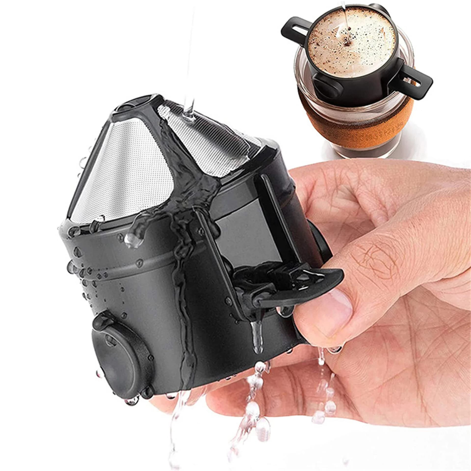 Portable Collapsible Pour Over Coffee Maker Set