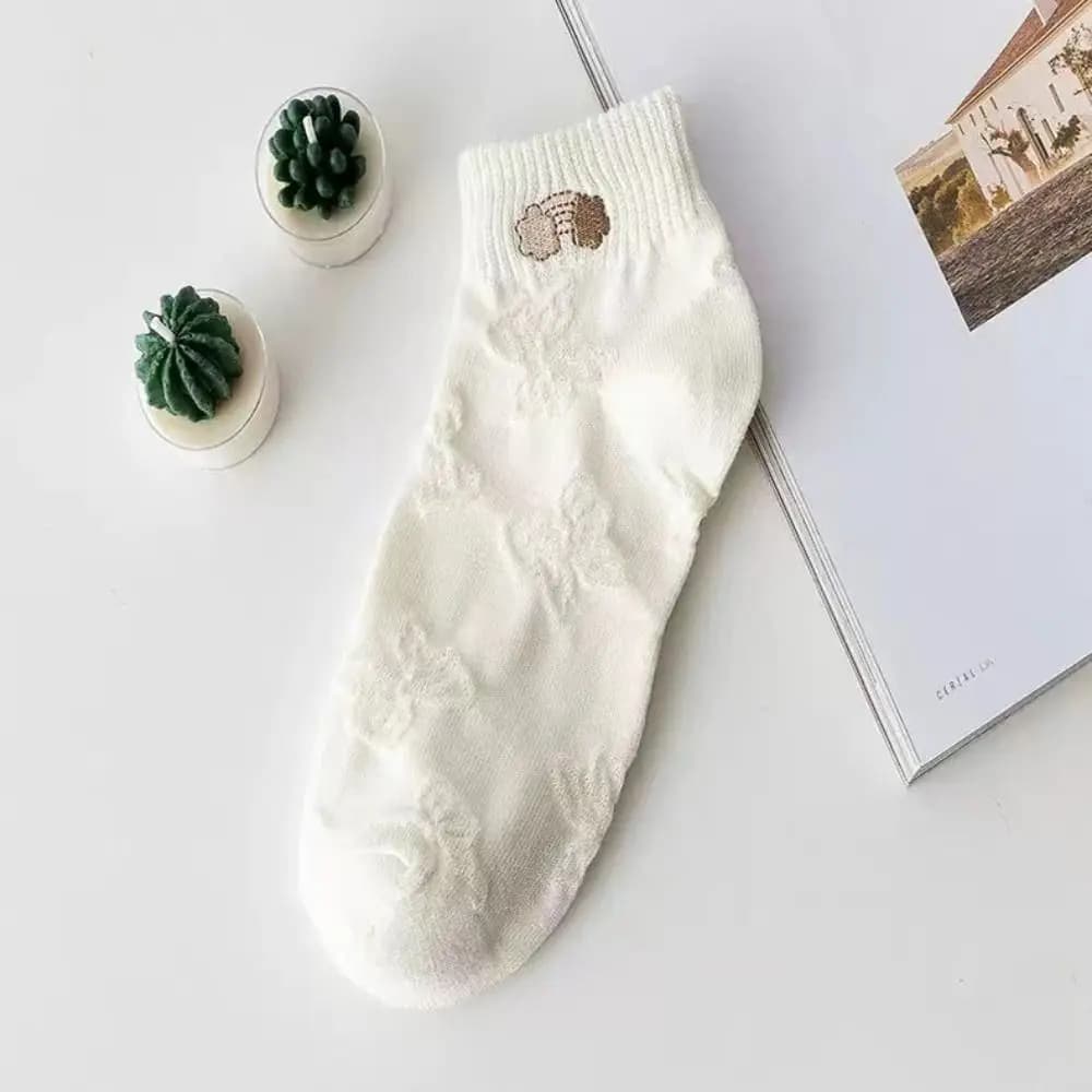 Women's Cotton Frilly Ruffle Ankle Socks