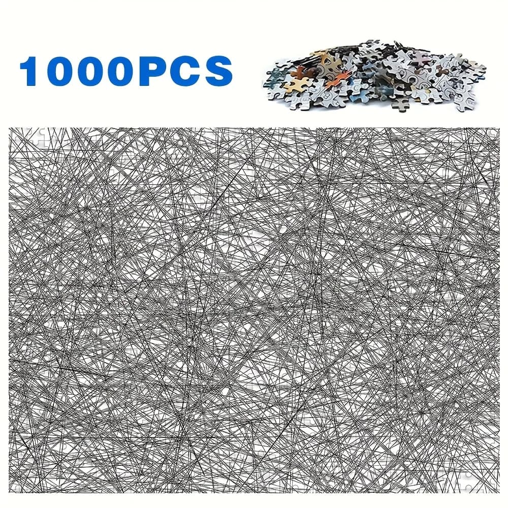 Adult Black and White Jigsaw Puzzle