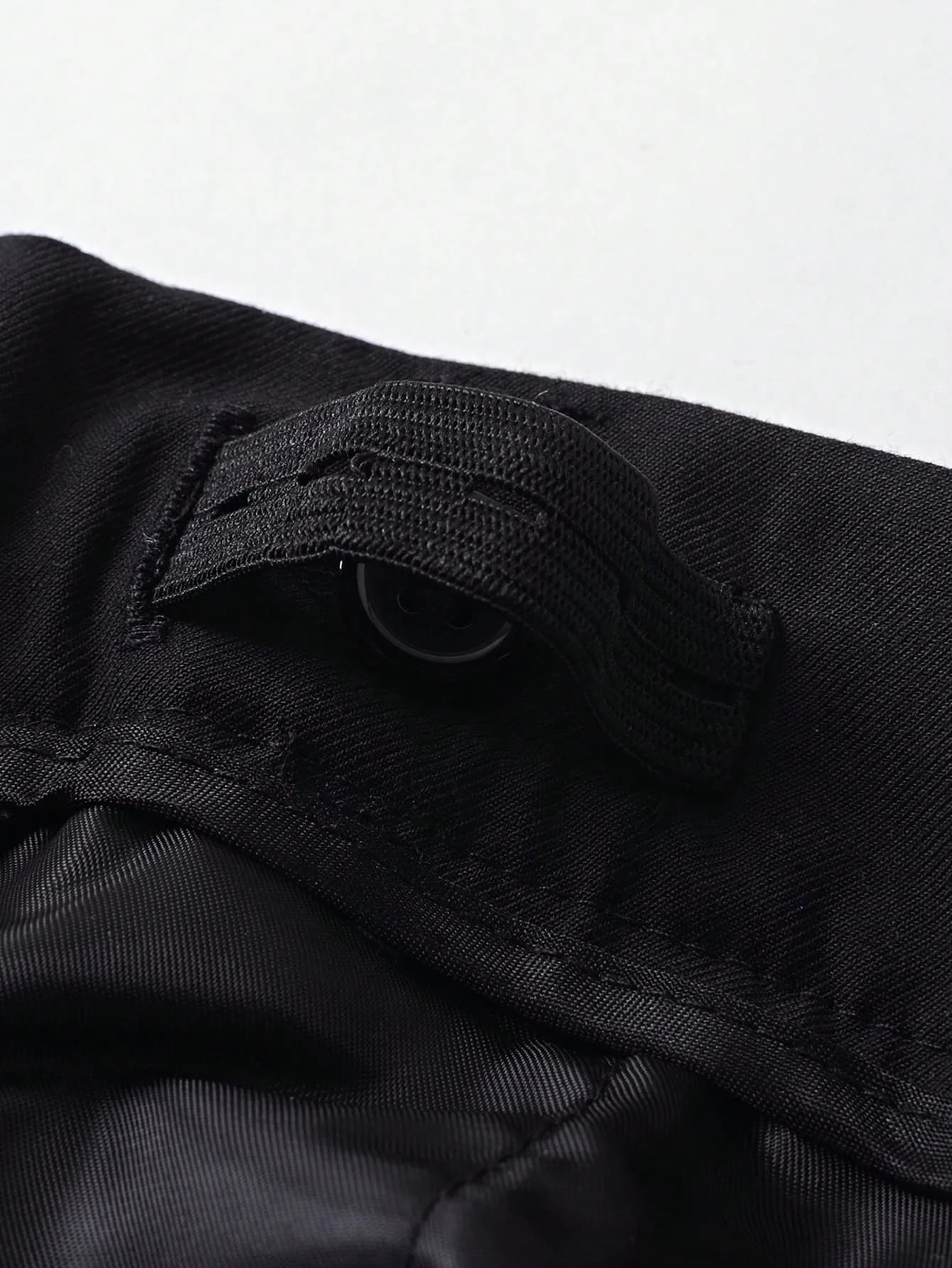 Boy Black Single Breasted School Uniform Pants