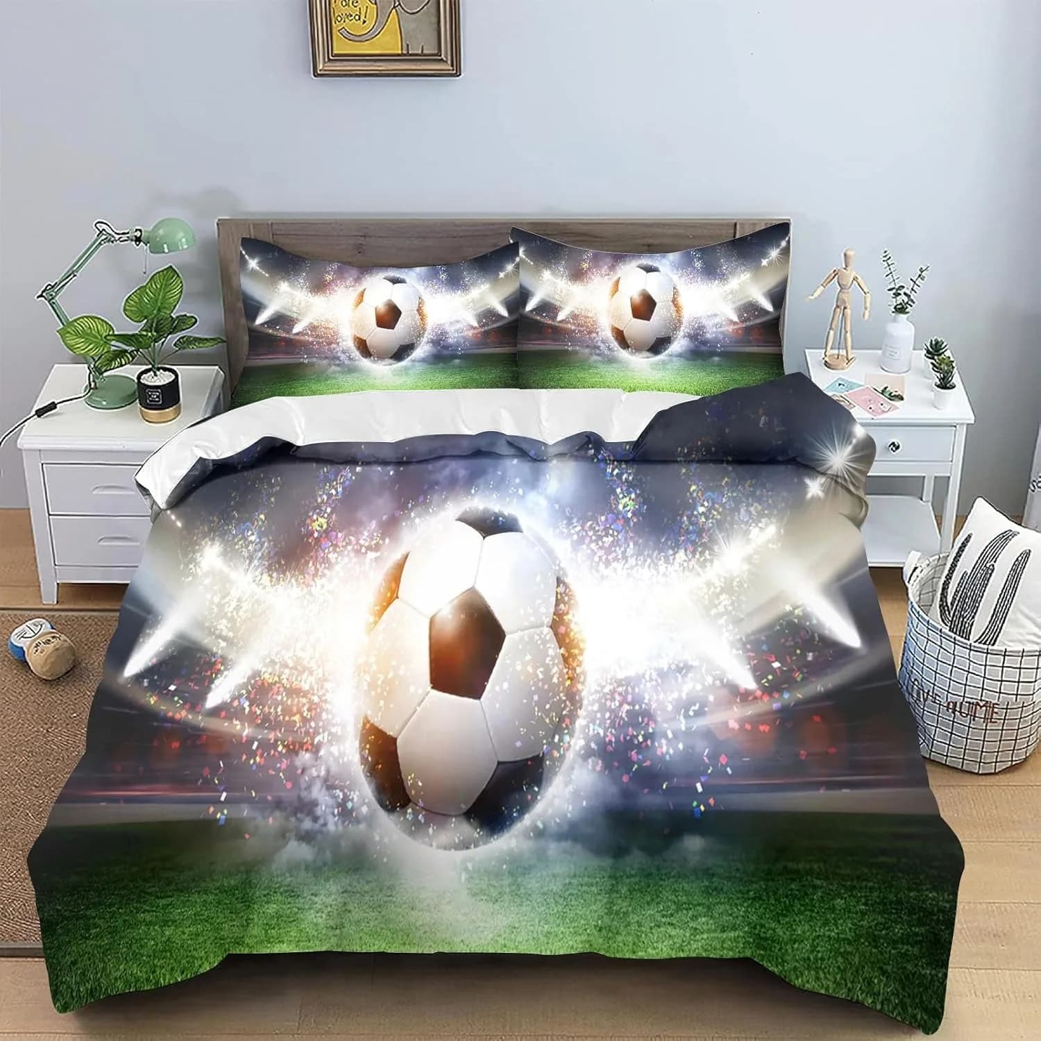 Football Microfibre Duvet Cover Set