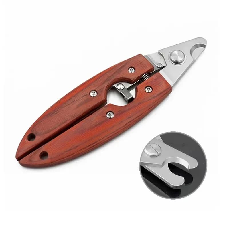 Pet Nail Clippers with Wooden Handle