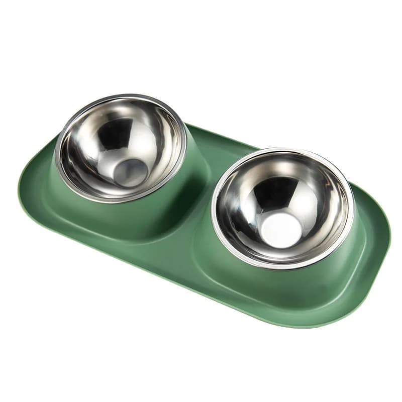 Stainless Steel Raised Pet Bowl Feeder