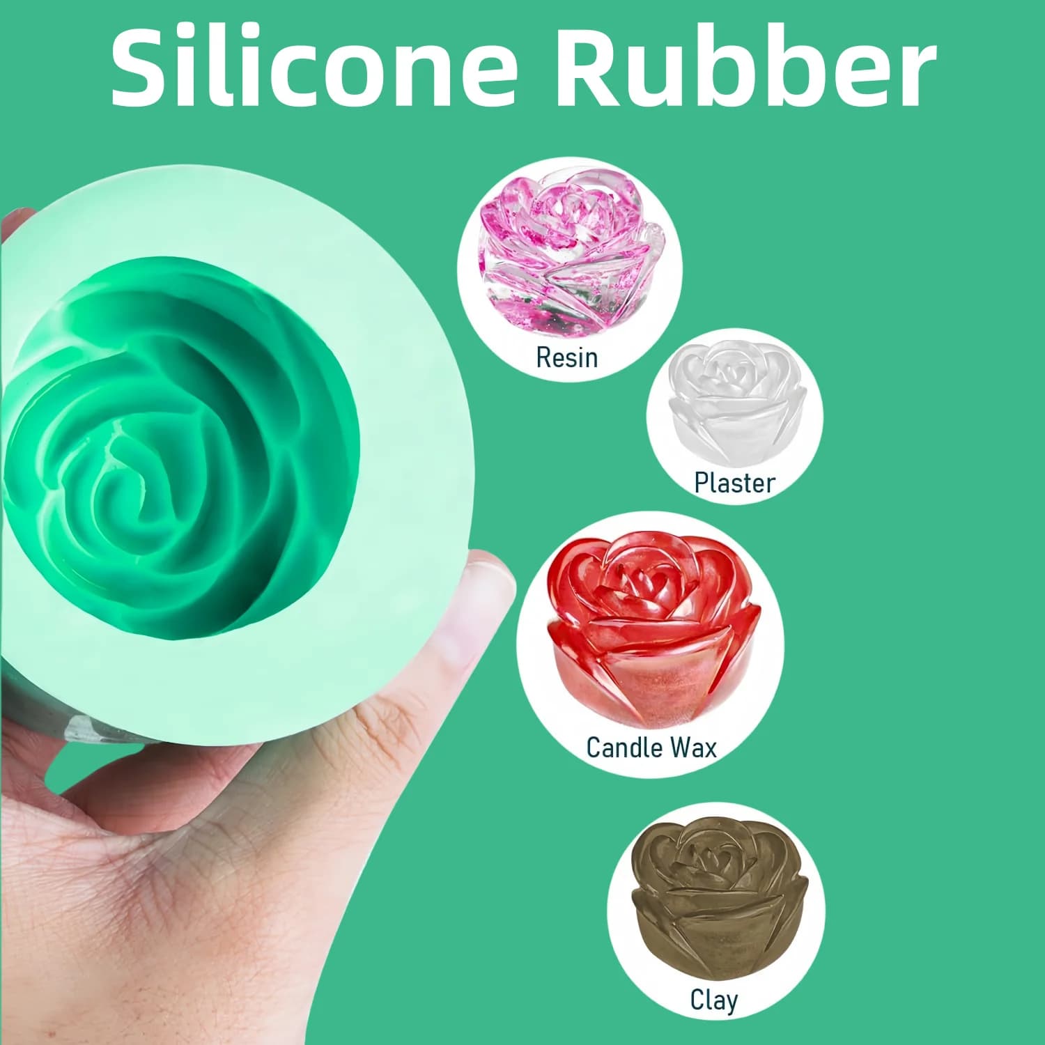 Silicone Mold Making Kit  Non-Toxic Liquid Mold Making Silicone - Super Elastic Molding Silicone - Suitable for 3D Molds