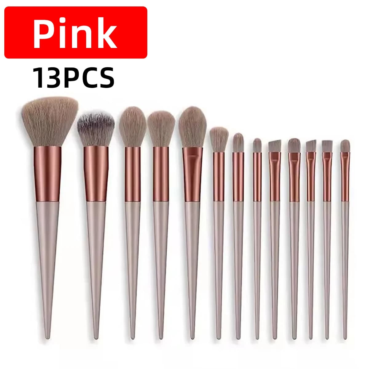 Professional Makeup Brush Set With Soft Fluffy Durable Bristles For Easy Carrying And Storage Complete Set Of Beauty Tools