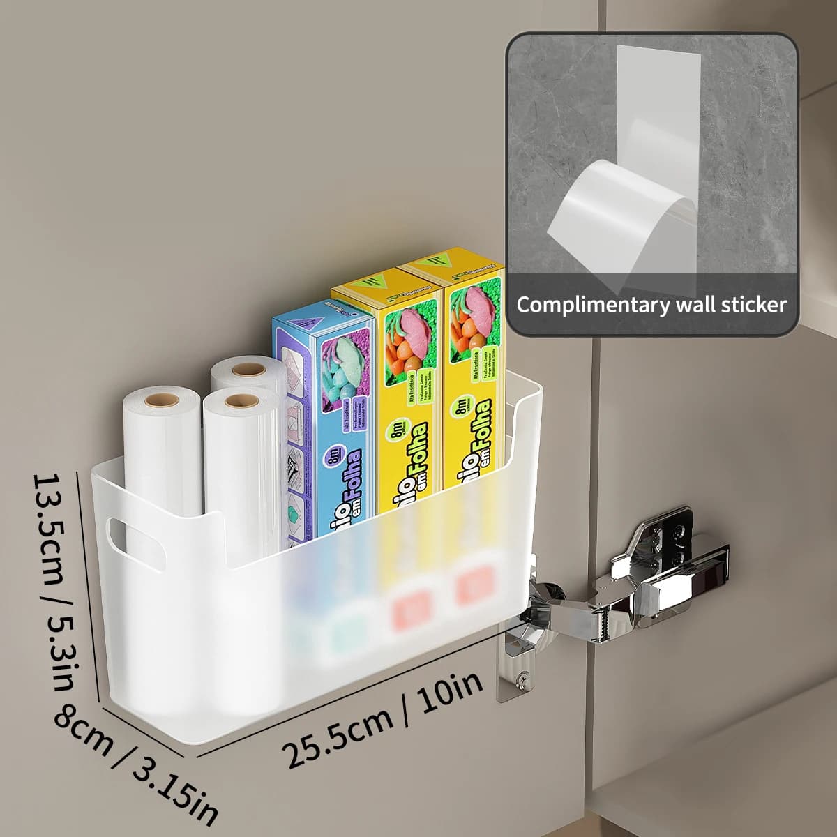 Wall-Mounted Storage Cabinet with Door Box
