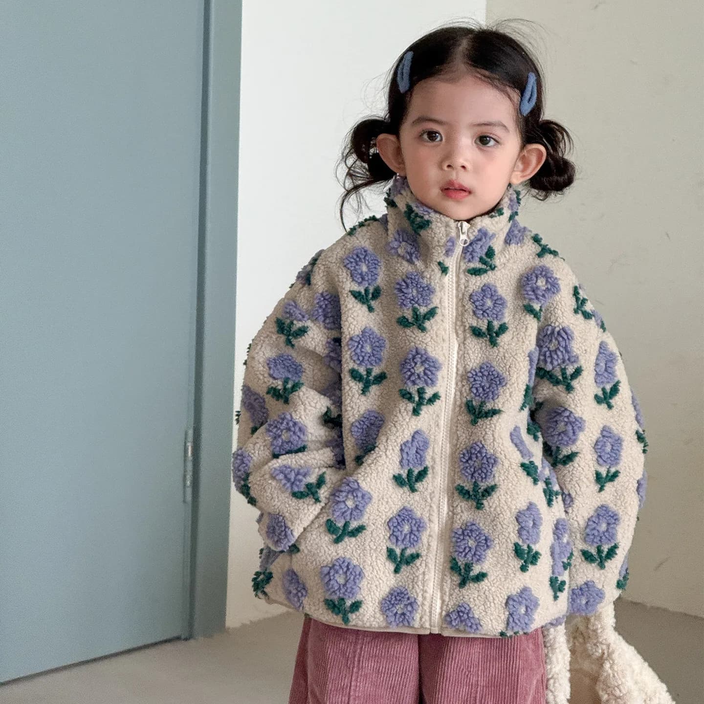 Kids Winter Jacket with Thickened Lining