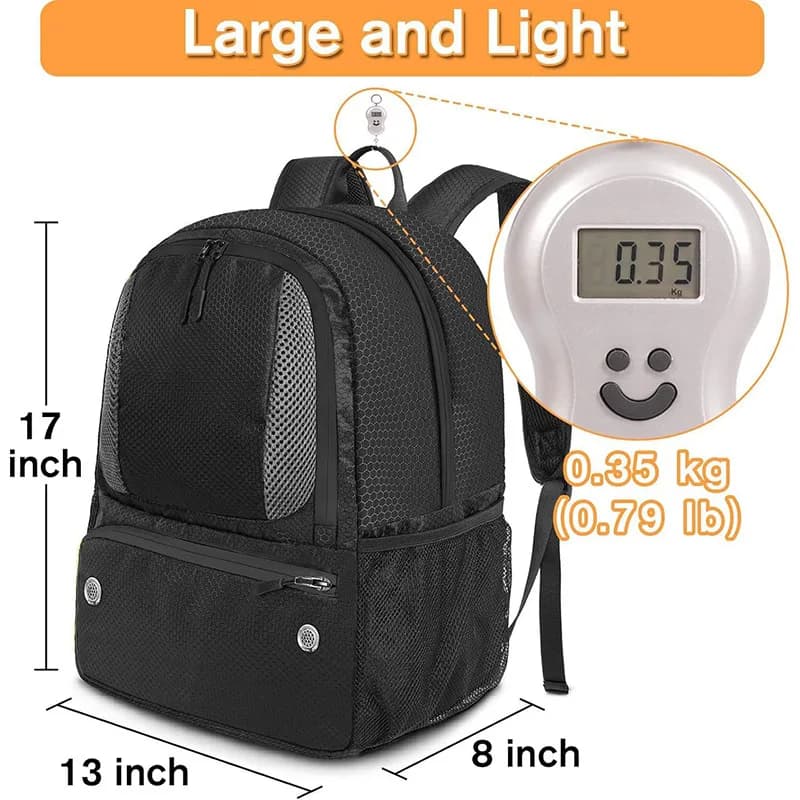 Multi-functional Sports Backpack Soccer Gear Bag with Independent Shoe Compartment Waterproof Outdoor Light Travel Backpacks