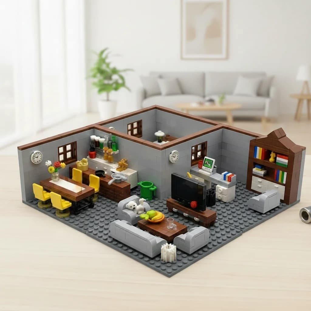 City House Building Blocks Set