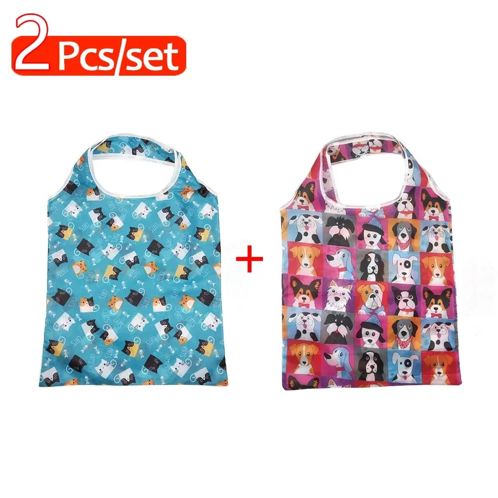 Foldable Nylon Shopping Tote Bag