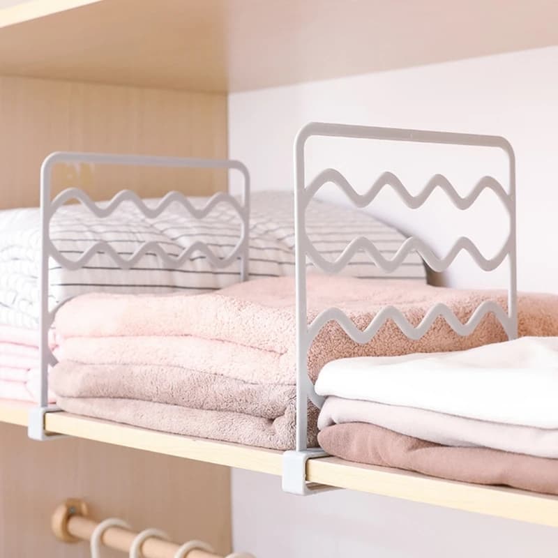 Closet Shelf Dividers No Drilling