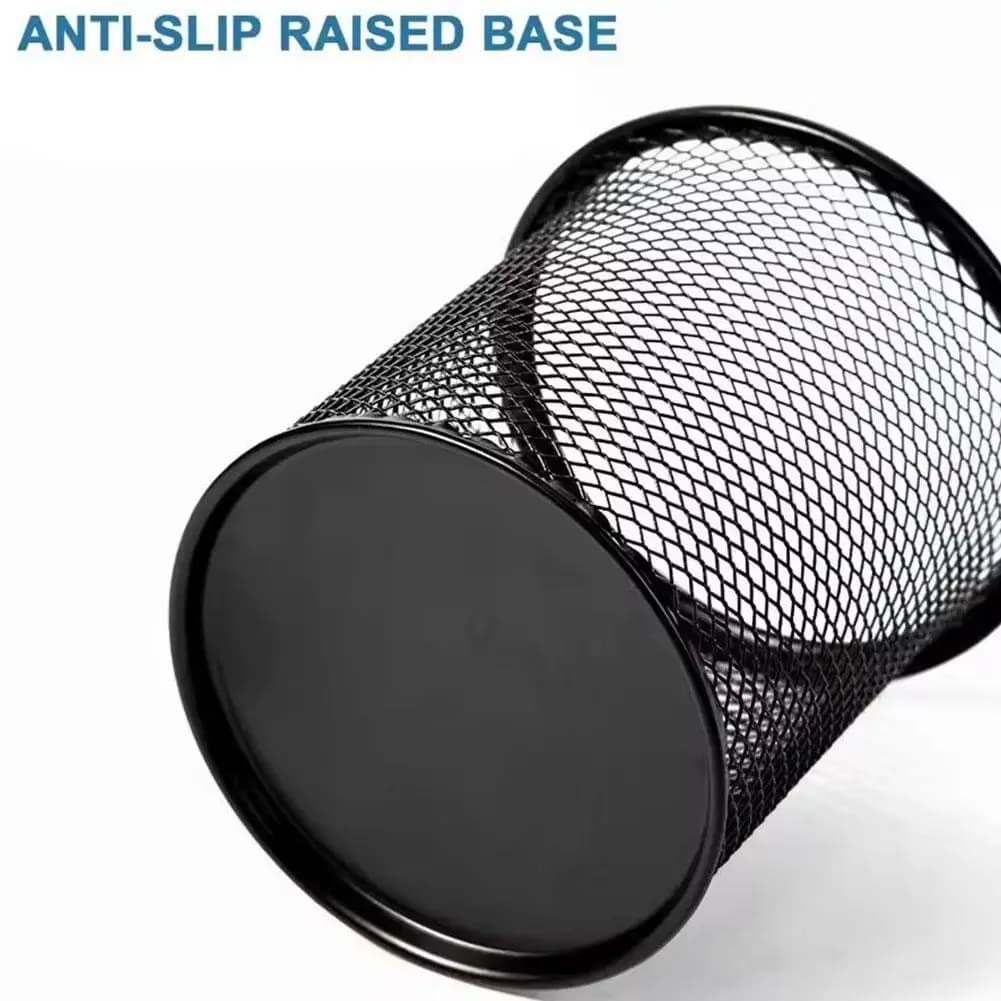 Mesh Desk Organizer Office Supplies Caddy With Pencil Holder And Storage Baskets Stationery Holder Office Supplies For Desktop