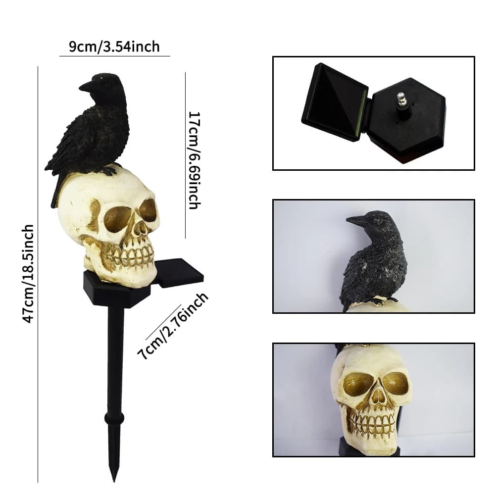 Halloween Skeleton Ghost Outdoor Decoration Light