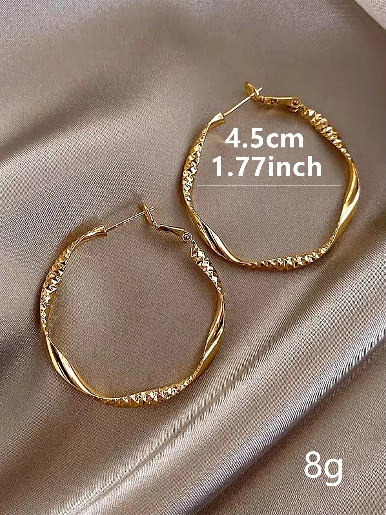 Elegant Silky Finish Drop Earrings