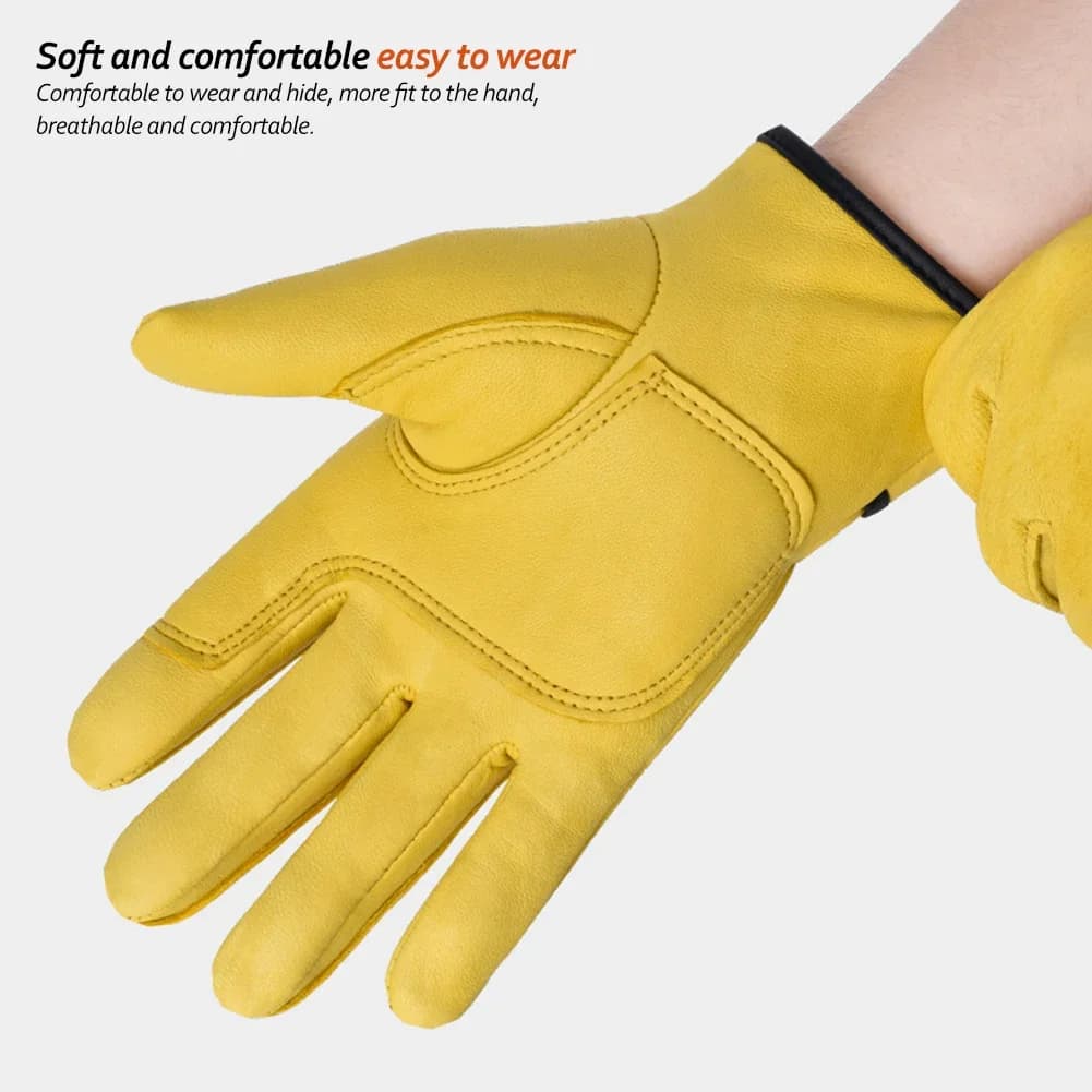Cowhide Work Gloves for Men