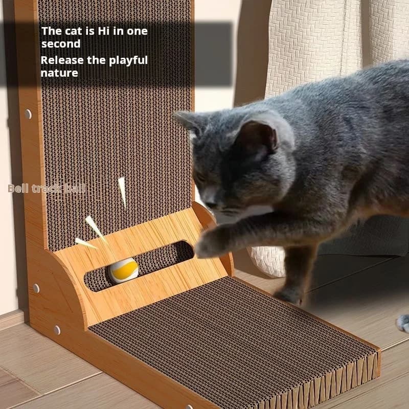Wooden Cat Scratching Post