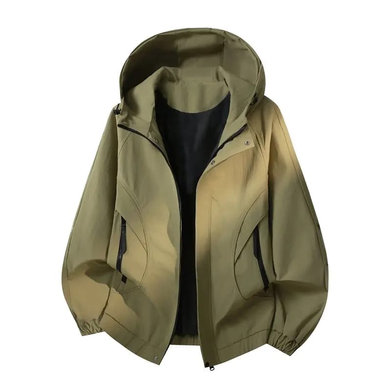 Men's Hooded Windbreaker Jacket