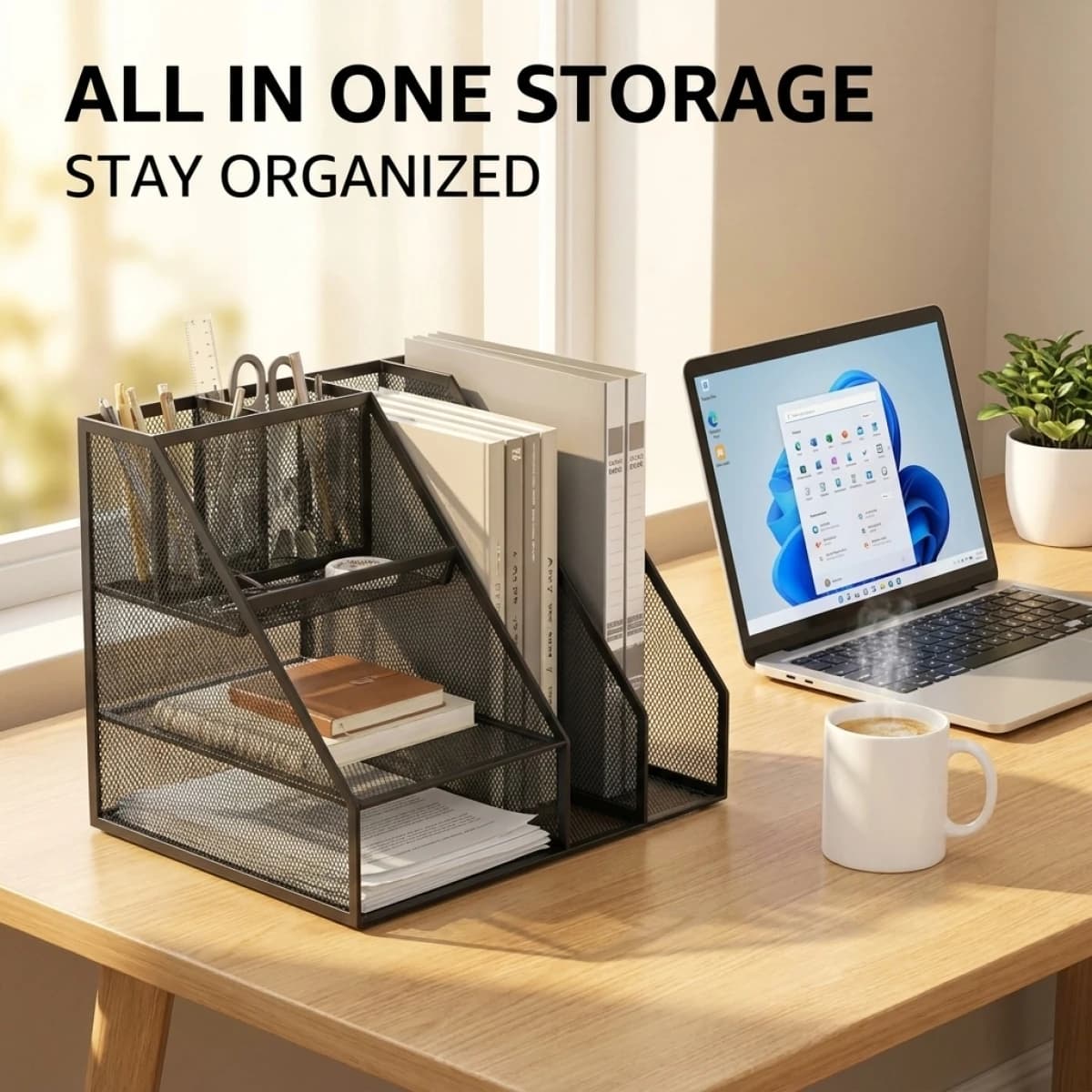 A4 Desk File Organizer Rack