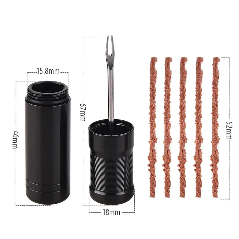 Tubeless Tire Repair Kit with Insertion Tool