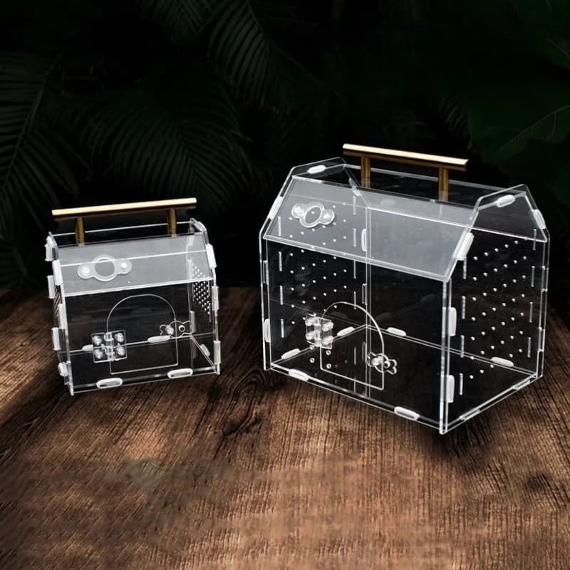 Acrylic Portable Reptile Terrarium Breeding Box