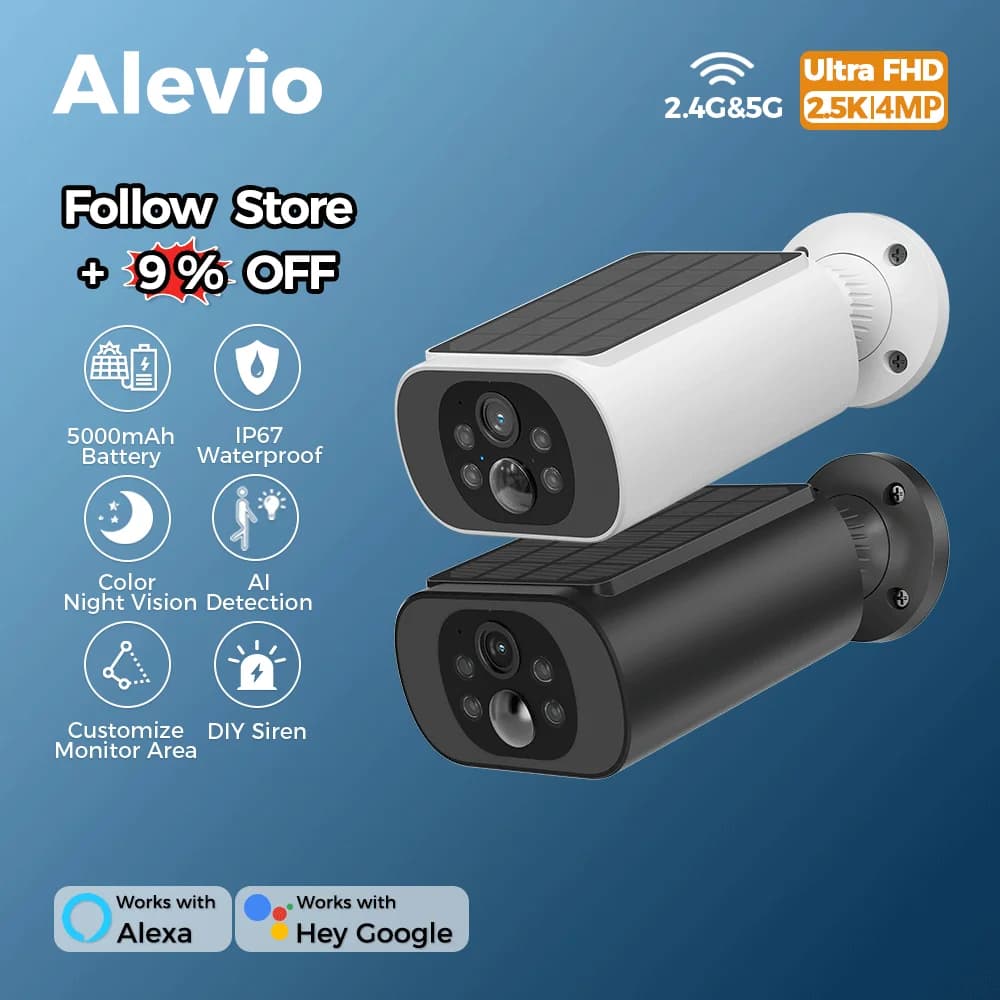 2.5K Solar Wireless Outdoor Security Camera