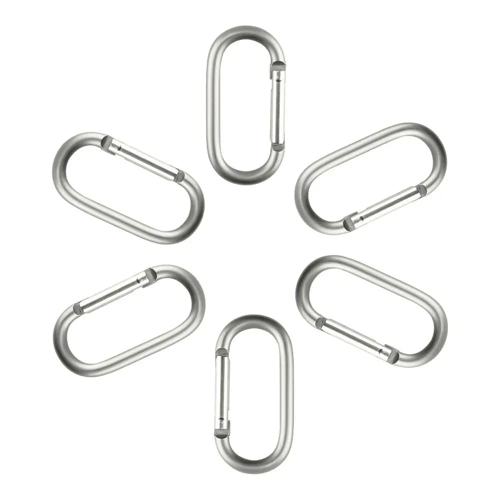 2/5/10pcs Alloy Aluminum Survival Gear Camp Mountaineering Hook Carabiners Carabiner Travel Kit Camping Equipment