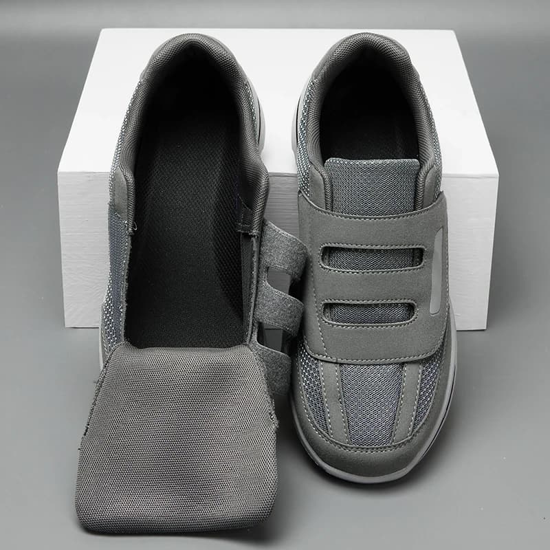 Wide Toe Sneakers For Fat Foot Diabetic Shoes For Elderly Hallux Valgus Bunion Orthopedics Swollen Feet Thumb Eversion Footwear