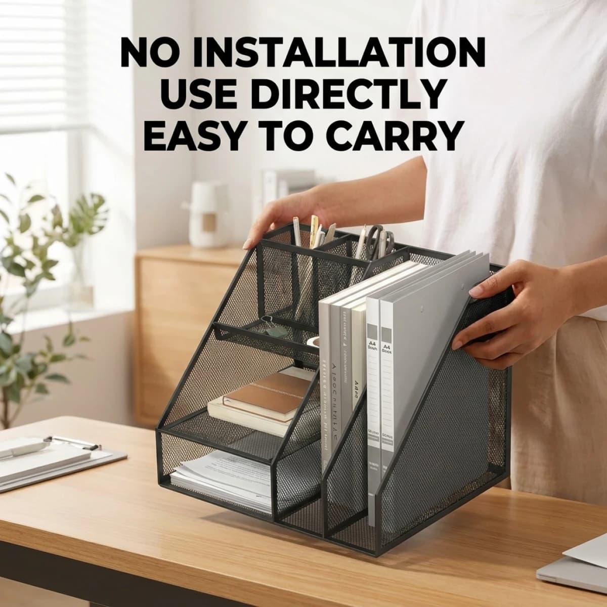 A4 Desk File Organizer Rack