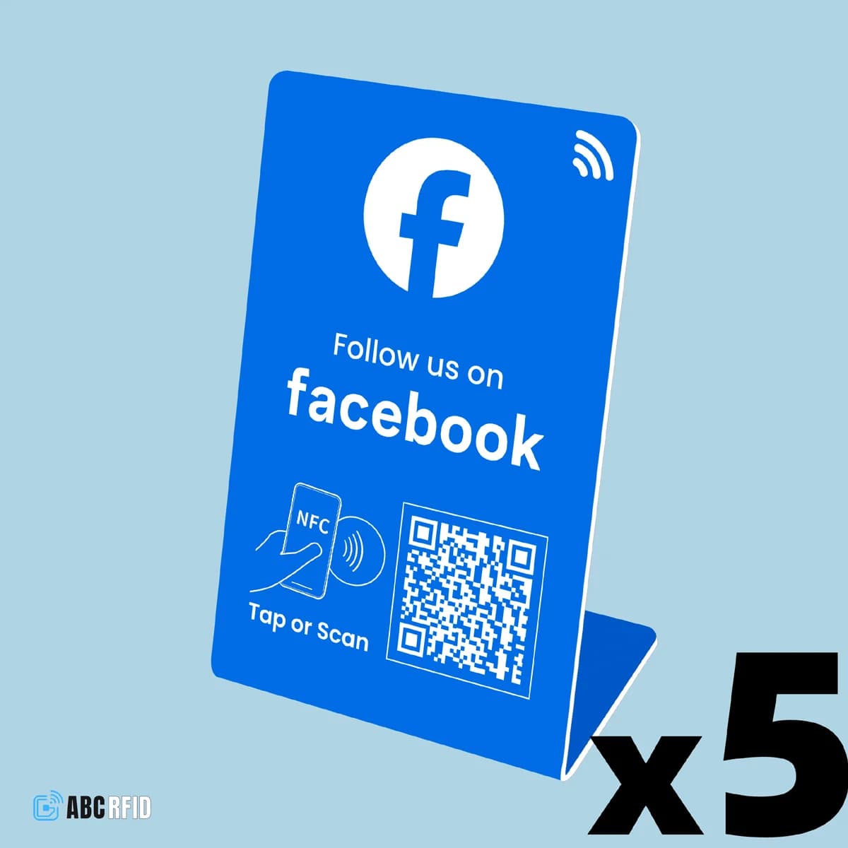 Follow us on Instagram, Facebook stand, TiKTok QR code+NFC Tap, get more follower, Dynamic QR code, link can be changed anytime
