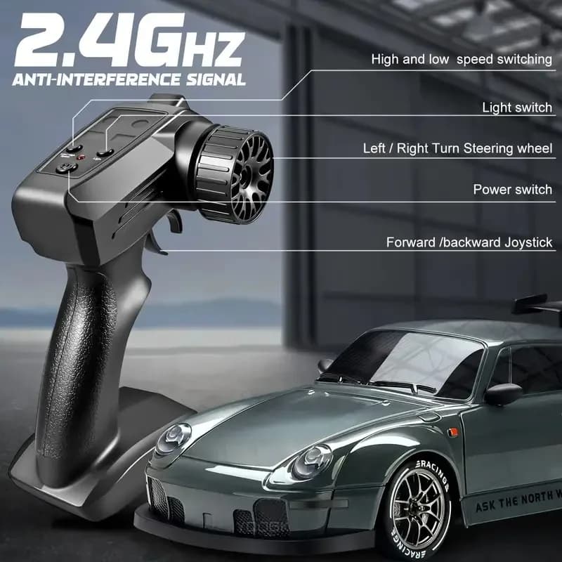 24 Speed Four-Wheel Drive RC Drift Car